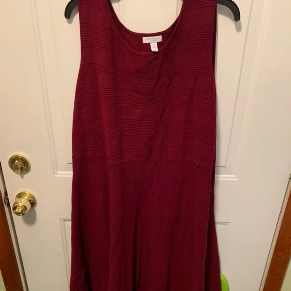 Short Charter Club 2X red dress
